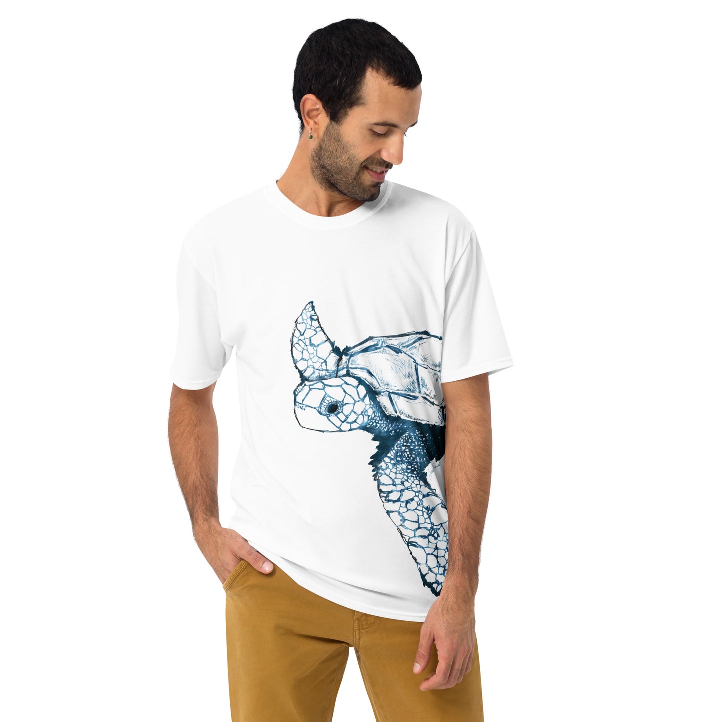 T-shirt blanc pour homme - Atlantide