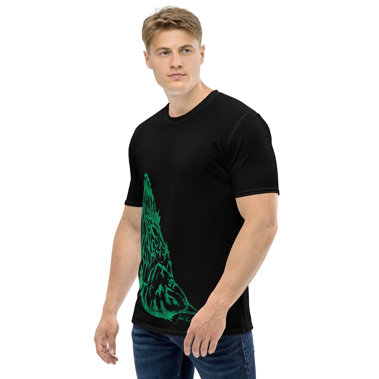 T-shirt noir pour homme - Emerald