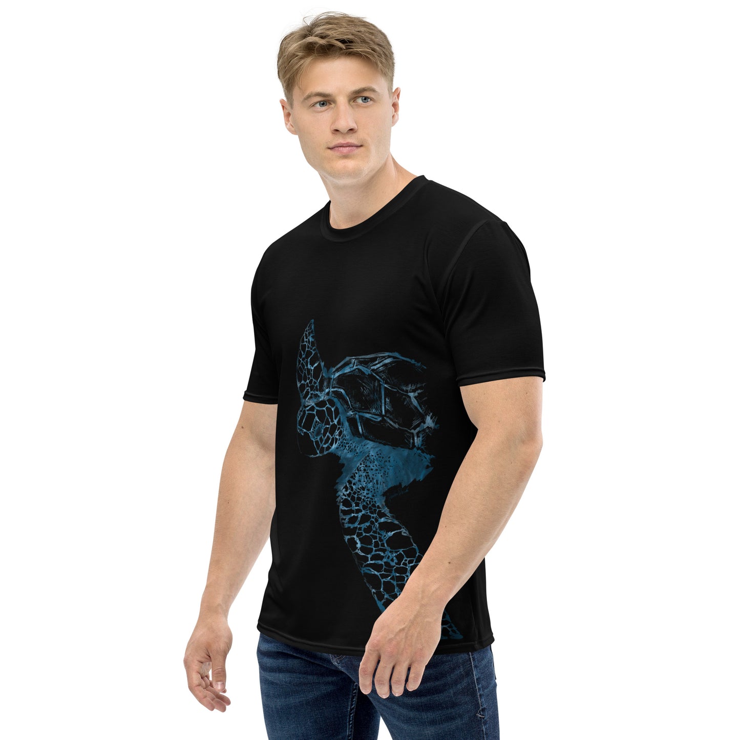 T-shirt noir pour homme - Atlantide