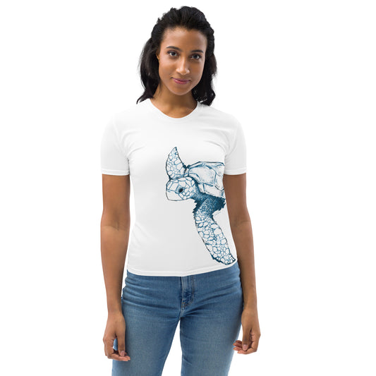 T-shirt blanc pour femme - Atlantide
